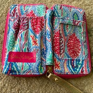 Lilly Pulitzer Zippered Wristlet Wallet